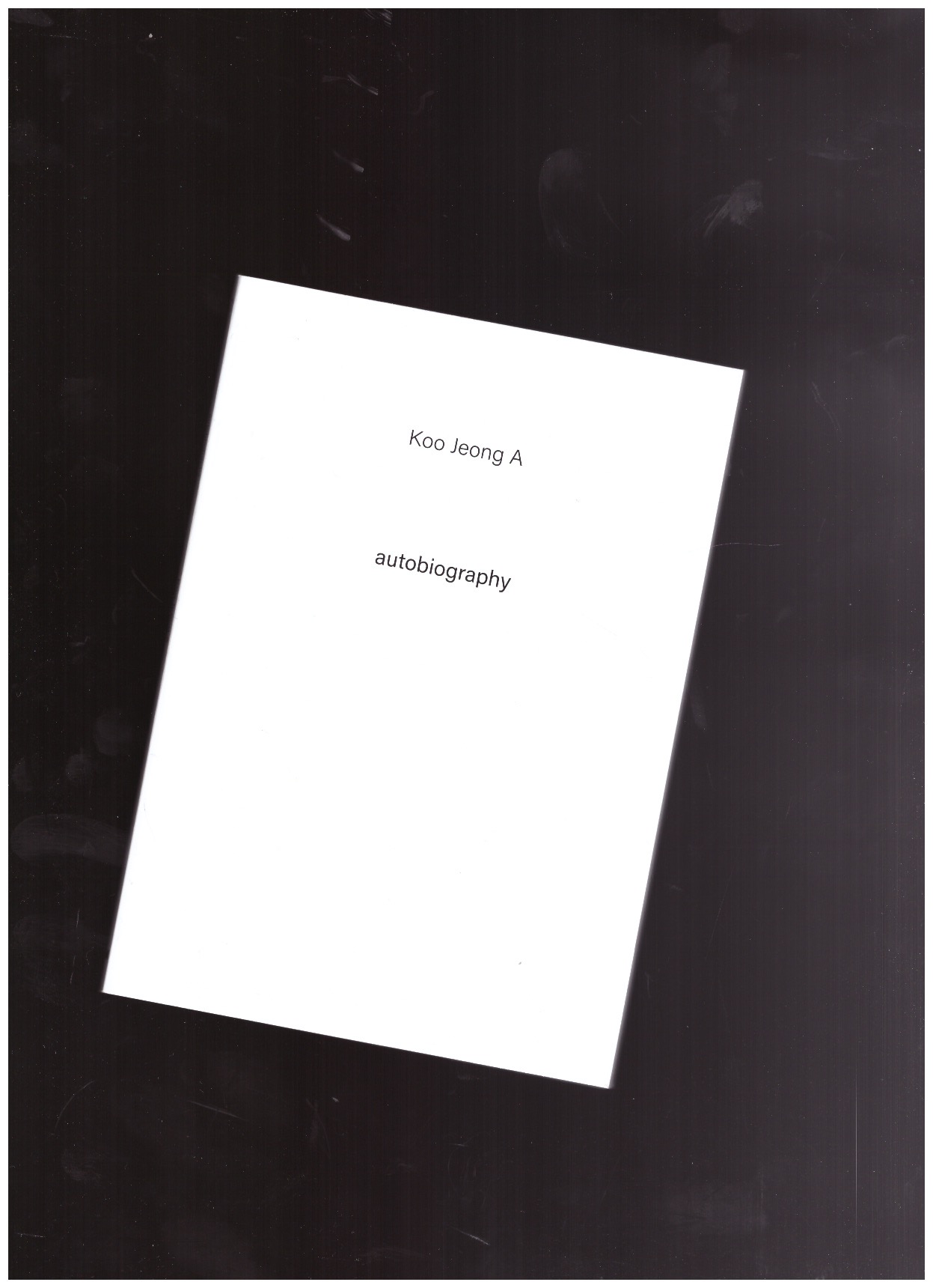 JEONG A, Koo - Autobiography #1: Koo Jeong A